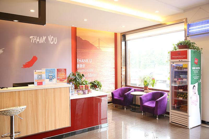 Thank Inn Chain Hotel Shandong Weifang Qingzhou Railway Station Gaoliu Exteriér fotografie