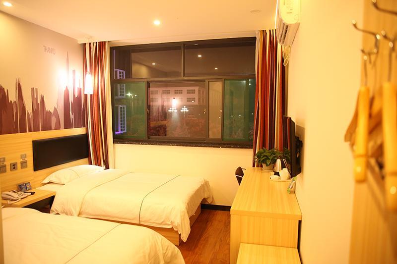 Thank Inn Chain Hotel Shandong Weifang Qingzhou Railway Station Gaoliu Exteriér fotografie