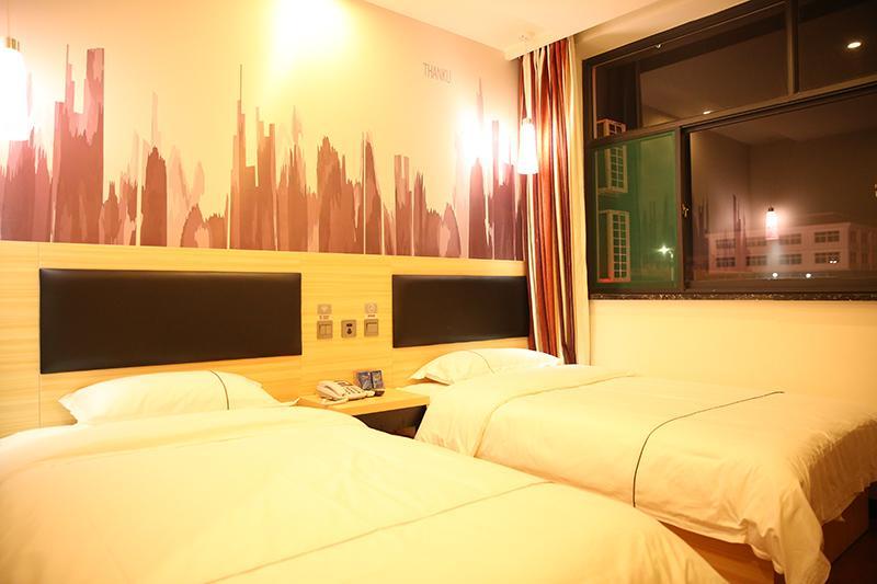 Thank Inn Chain Hotel Shandong Weifang Qingzhou Railway Station Gaoliu Exteriér fotografie